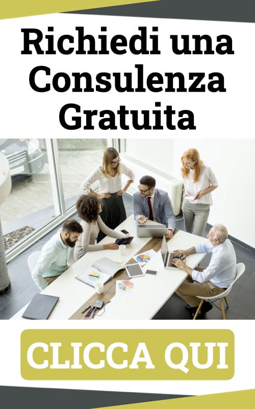 richiedi una consulenza gratuita - Automatizza la tua attività con il Metodo 5 Step to ROI - banner